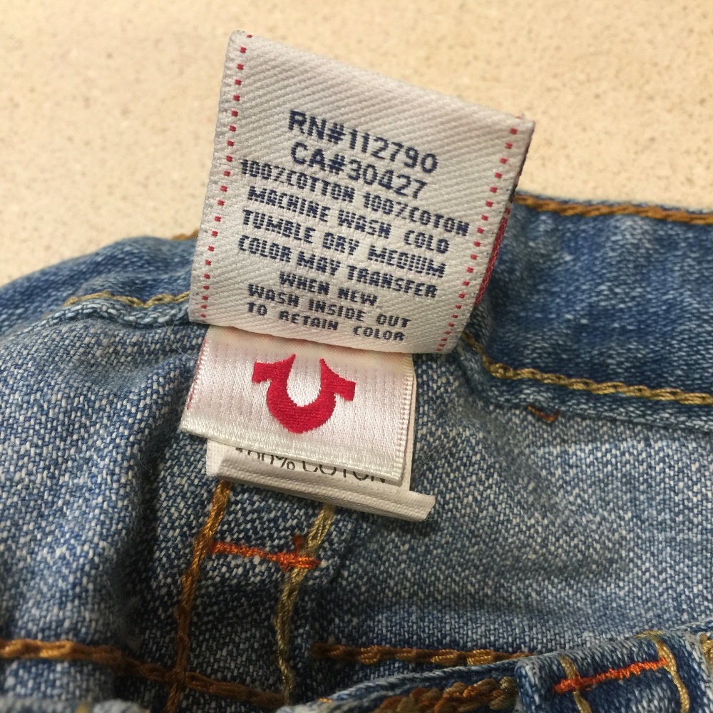 Y2K Vtg TRUE RELIGION Flare Low Rise Bobby Rainbow Cowgirl Jean NWT Retail $275 - Picture 11 of 15
